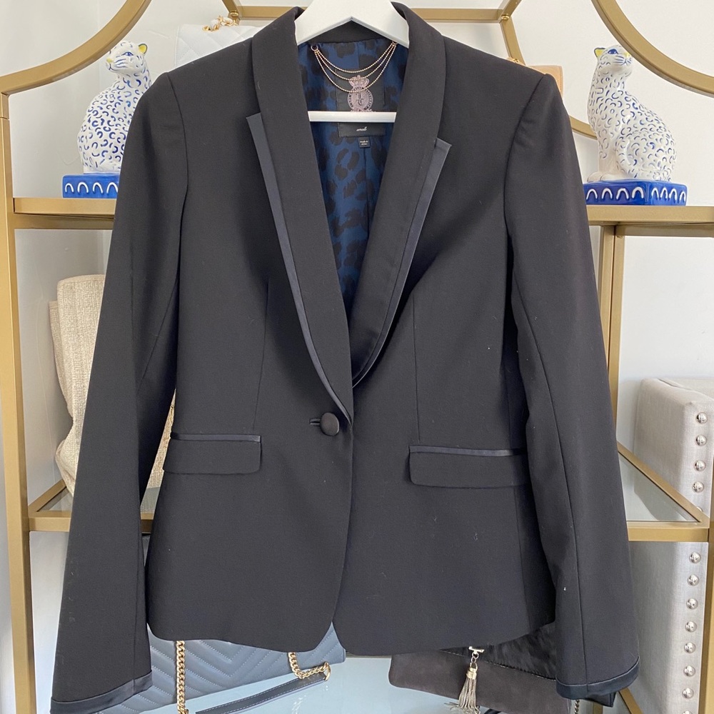 Juicy Couture Fitted Black Blazer